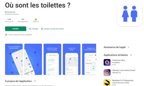 application road trip - ou sont les toilettes